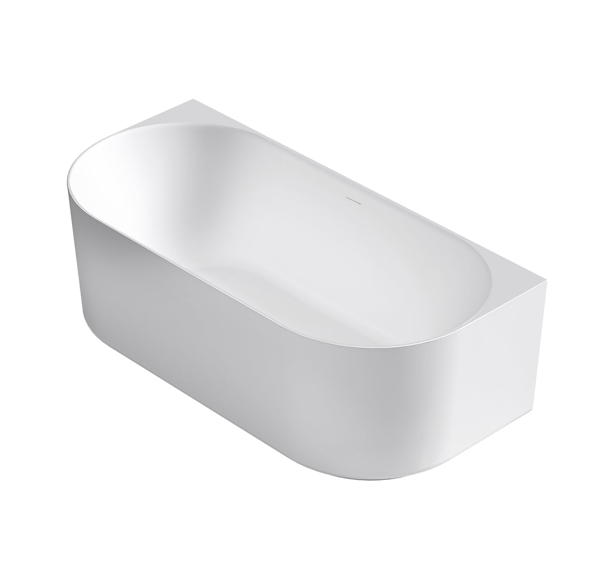 Attica Celine 1700 Matte White BTW Multi-fit Bath with Overflow - view 3