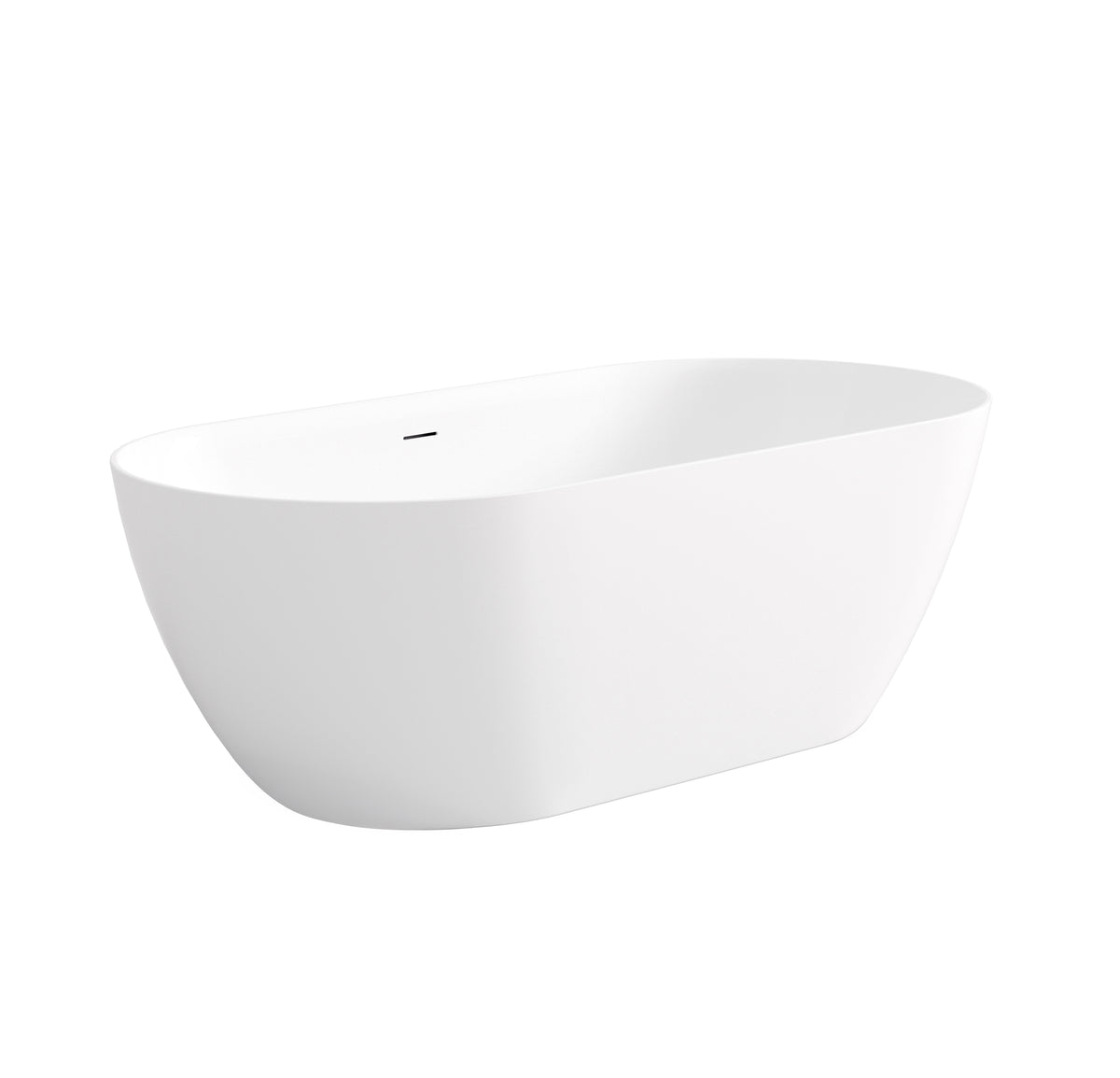 Attica Manolo 1400 Gloss White Bath with Overflow - view 2