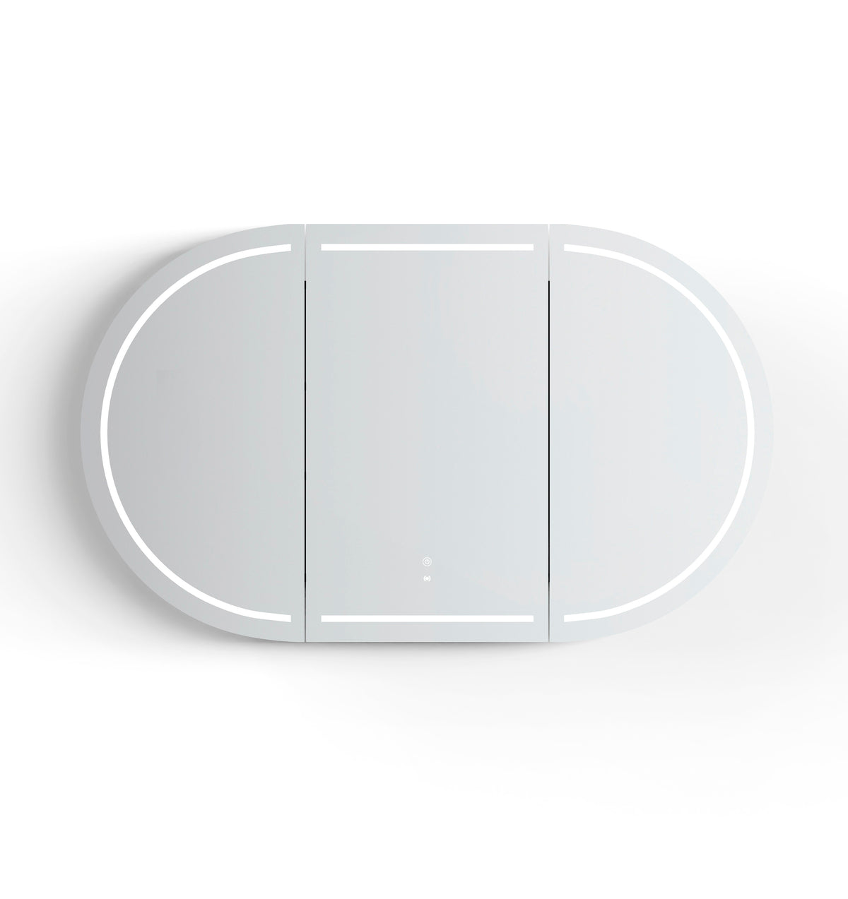 LED Bondi 1500x900 Sable Walnut Shaving Cabinet Premium Edition view 4