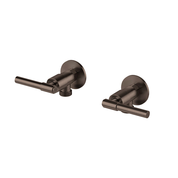 Vivid MKII Washing Machine Stops - Brushed Bronze
