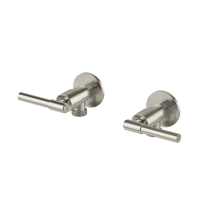 Vivid MKII Washing Machine Stops - Brushed Nickel