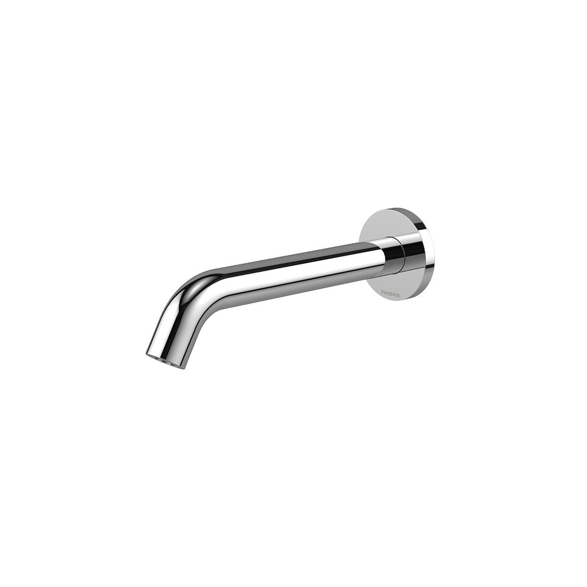 Vivid MKII Wall Basin / Bath Outlet 200mm Curved - Chrome