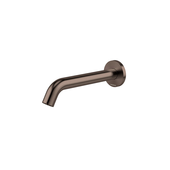 Vivid MKII Wall Basin / Bath Outlet 200mm Curved - Brushed Bronze