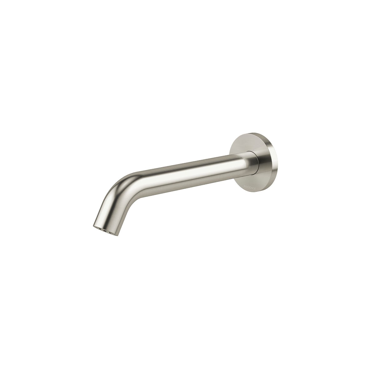 Vivid MKII Wall Basin / Bath Outlet 200mm Curved - Brushed Nickel