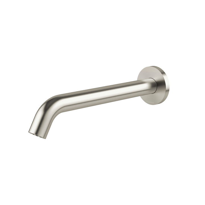 Vivid MKII Wall Basin / Bath Outlet 240mm Curved - Brushed Nickel