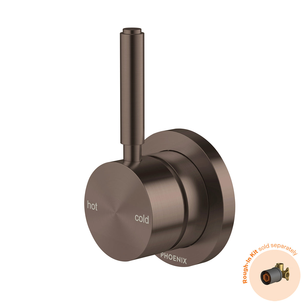 Vivid MKII SwitchMix Shower / Wall Mixer Pin Up (Fit-Off Kit Only) - Brushed Bronze