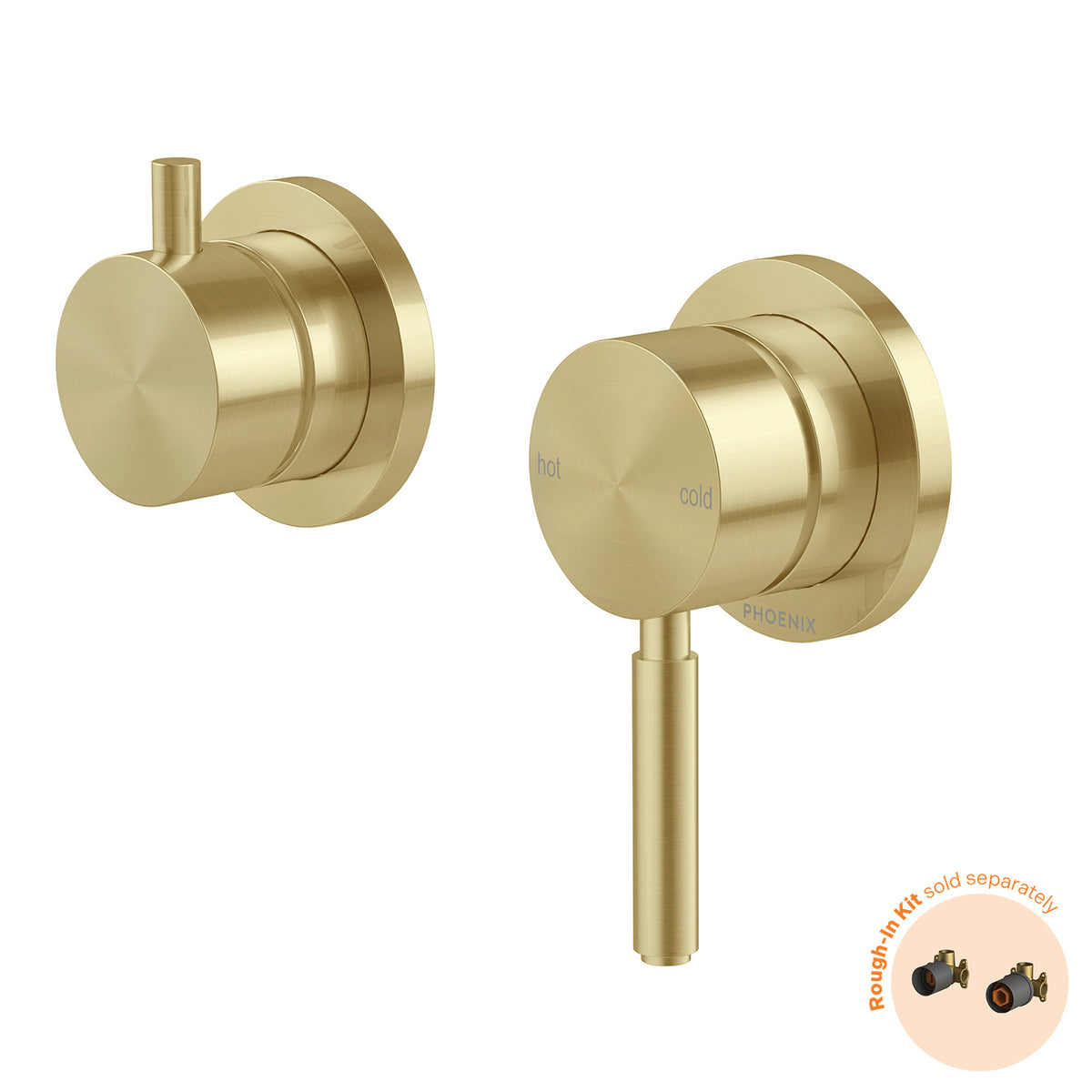 Vivid MKII SwitchMix Shower / Bath Diverter Mixer (Fit-Off Kit Only) - Brushed Gold