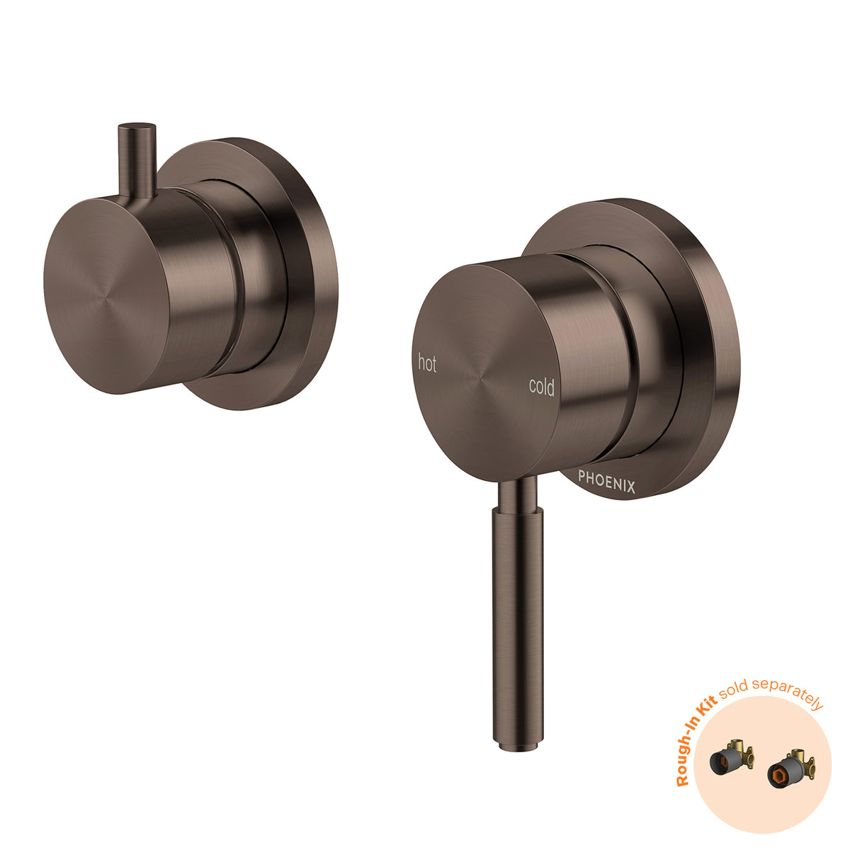 Vivid MKII SwitchMix Shower / Bath Diverter Mixer (Fit-Off Kit Only) - Brushed Bronze