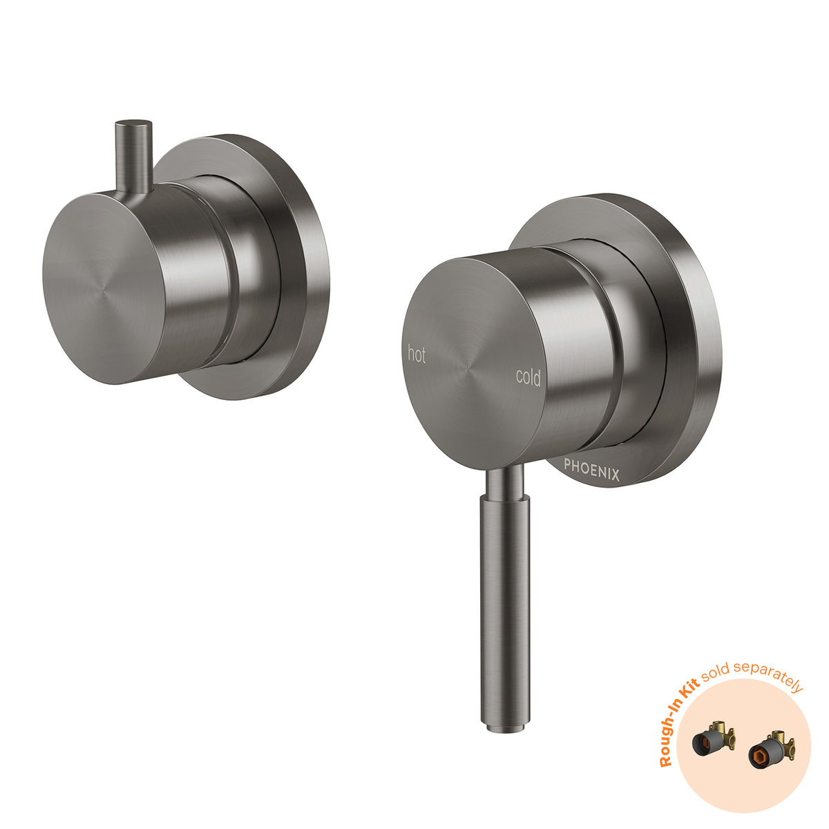 Vivid MKII SwitchMix Shower / Bath Diverter Mixer (Fit-Off Kit Only) - Brushed Carbon