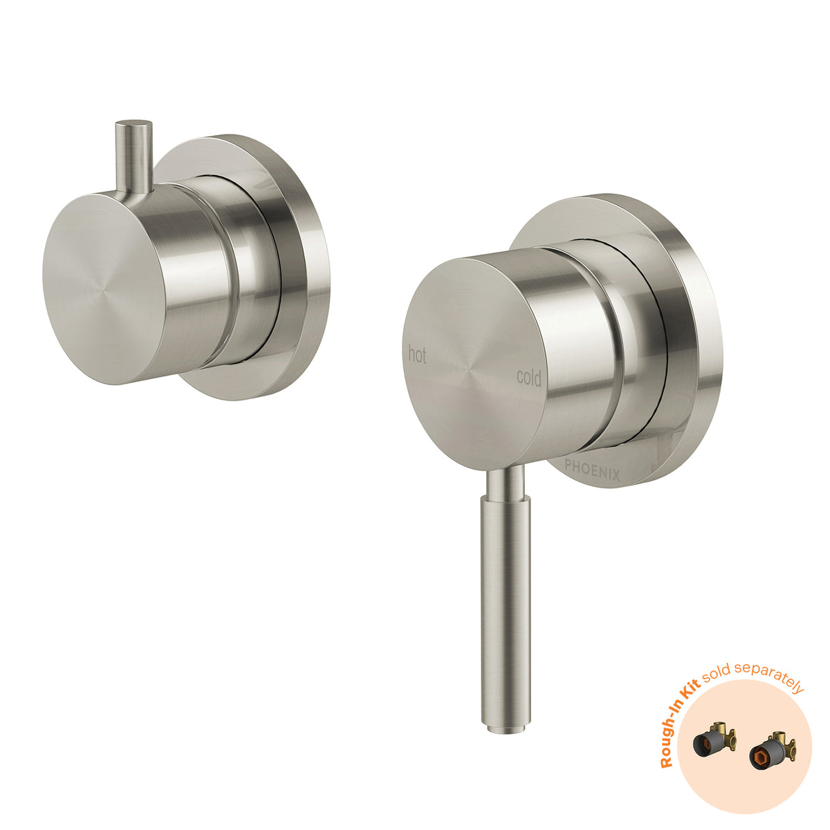 Vivid MKII SwitchMix Shower / Bath Diverter Mixer (Fit-Off Kit Only) - Brushed Nickel