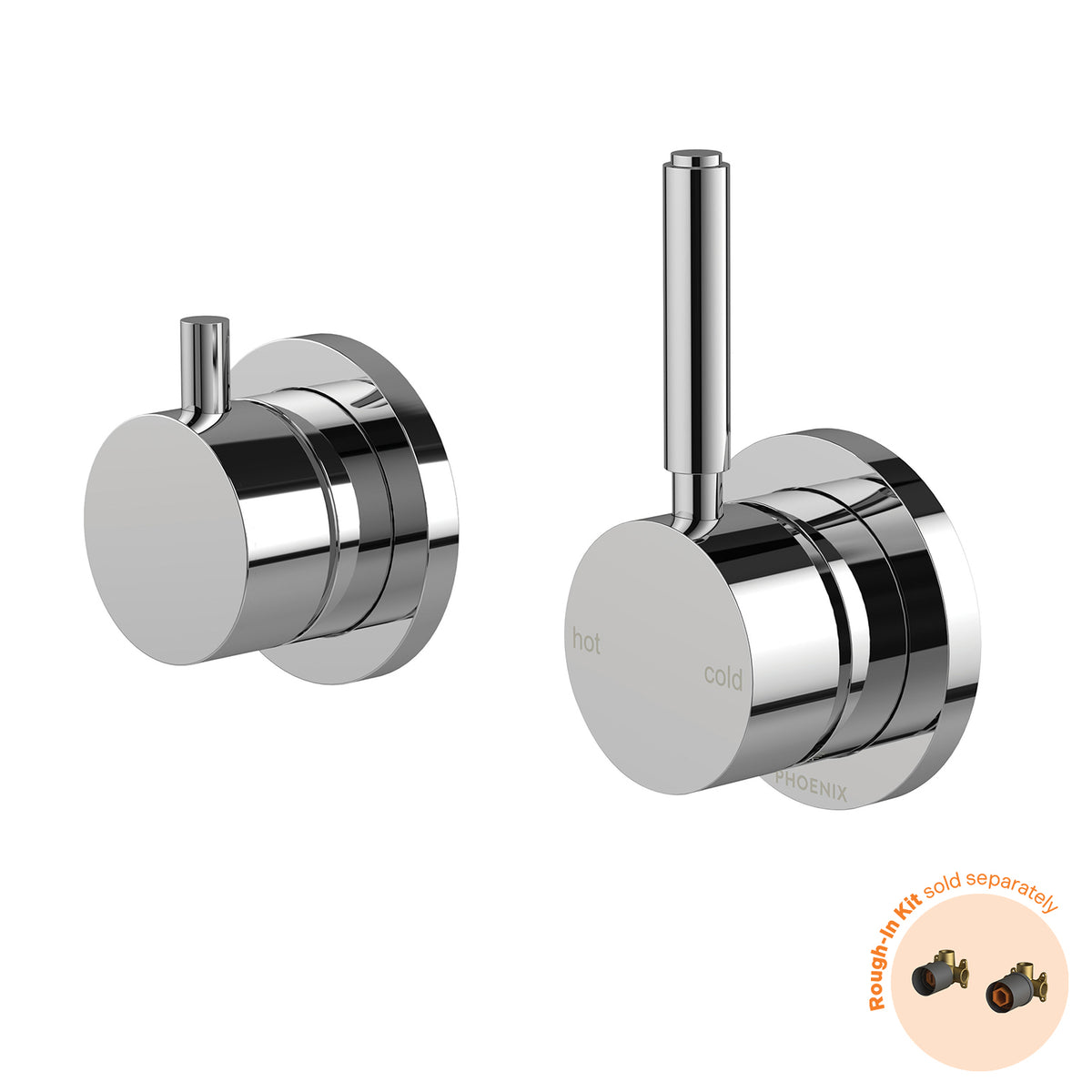 Vivid MKII SwitchMix Shower / Bath Diverter Mixer Pin Up (Fit-Off Kit Only) - Chrome