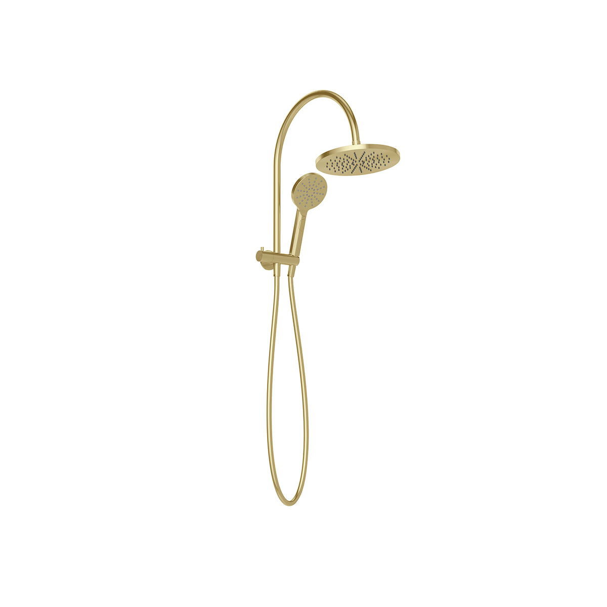 Vivid MKII Compact Twin Shower - Brushed Gold