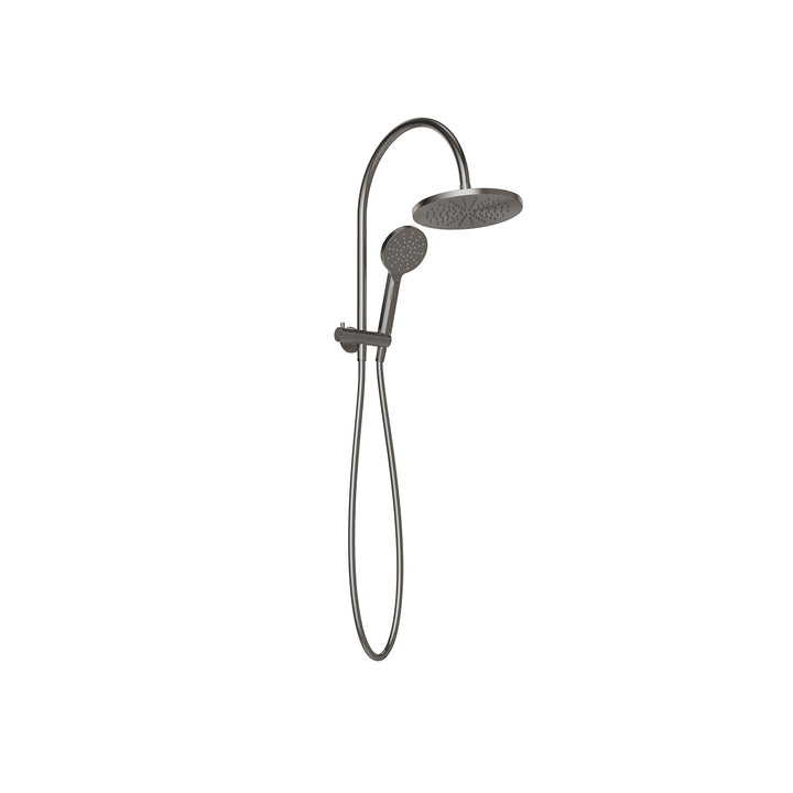 Vivid MKII Compact Twin Shower - Brushed Carbon
