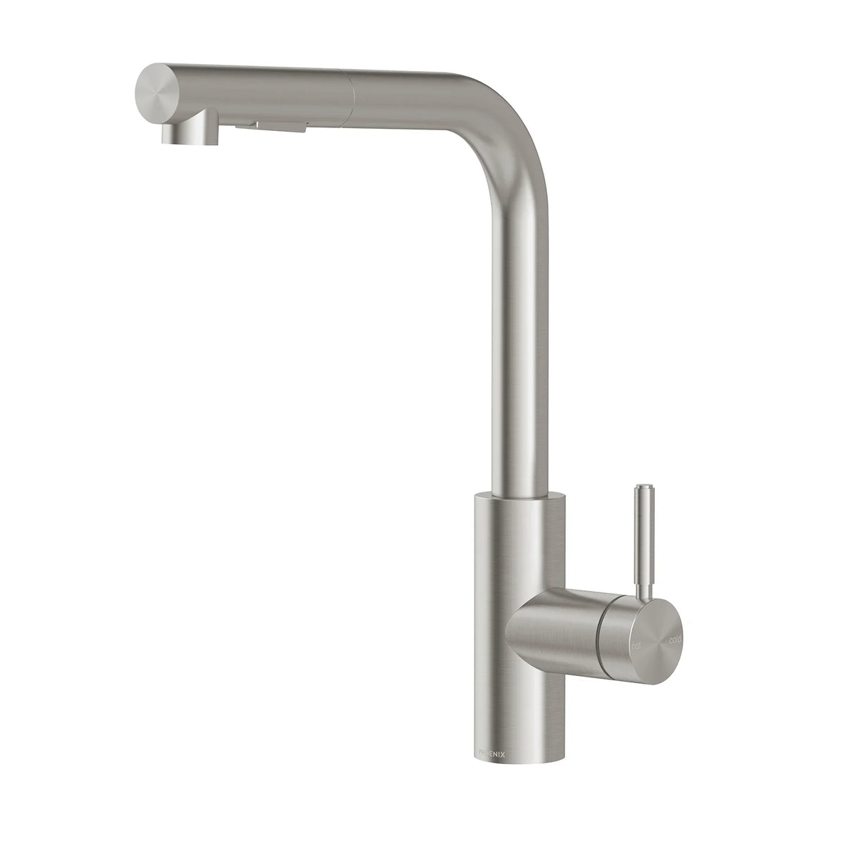Vivid MKII Pull Out Sink Mixer 230mm L Shaped - Matte White