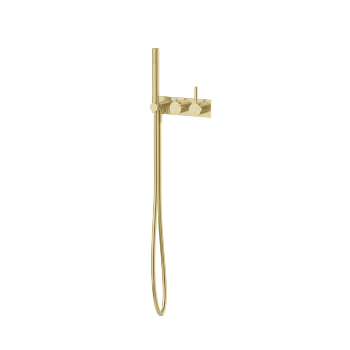 Vivid MKII Wall Shower System - Brushed Gold