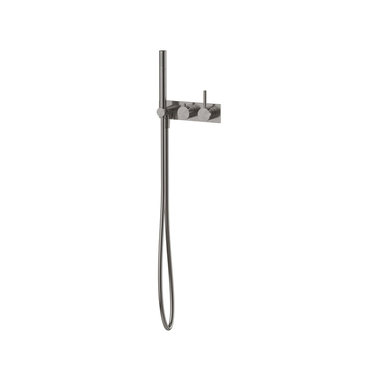 Vivid MKII Wall Shower System - Brushed Carbon