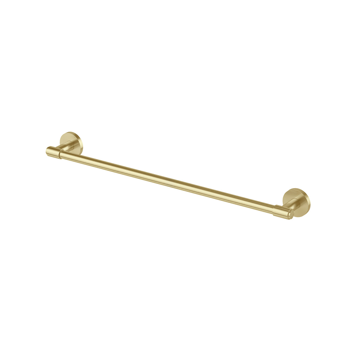 Vivid MKII Single Towel Rail 600mm - Brushed Gold