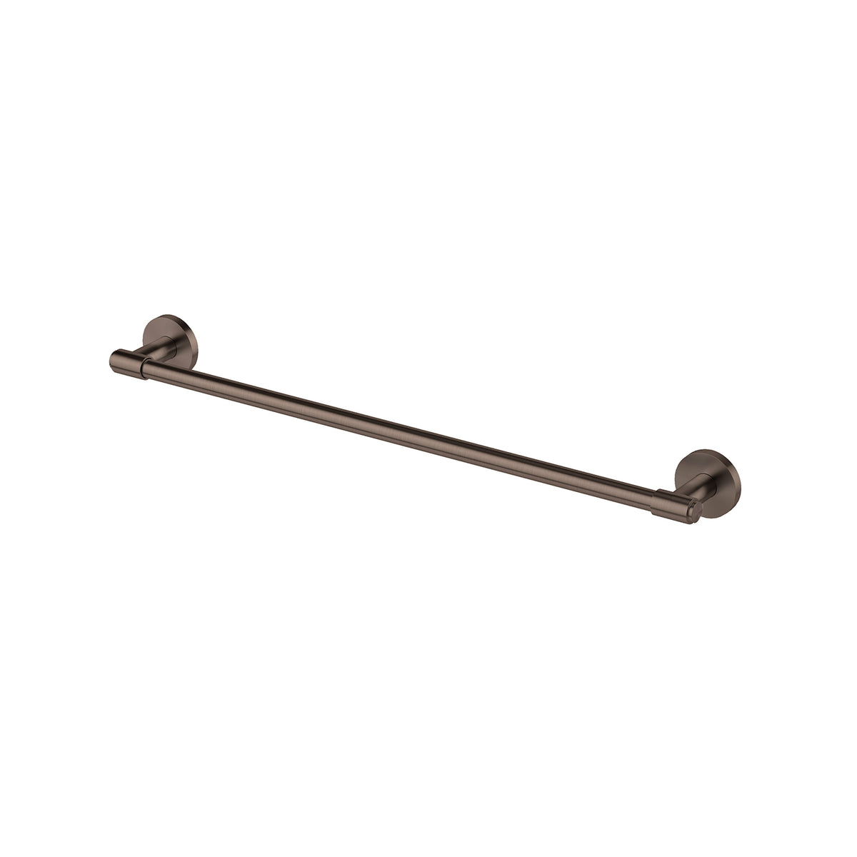 Vivid MKII Single Towel Rail 600mm - Brushed Bronze