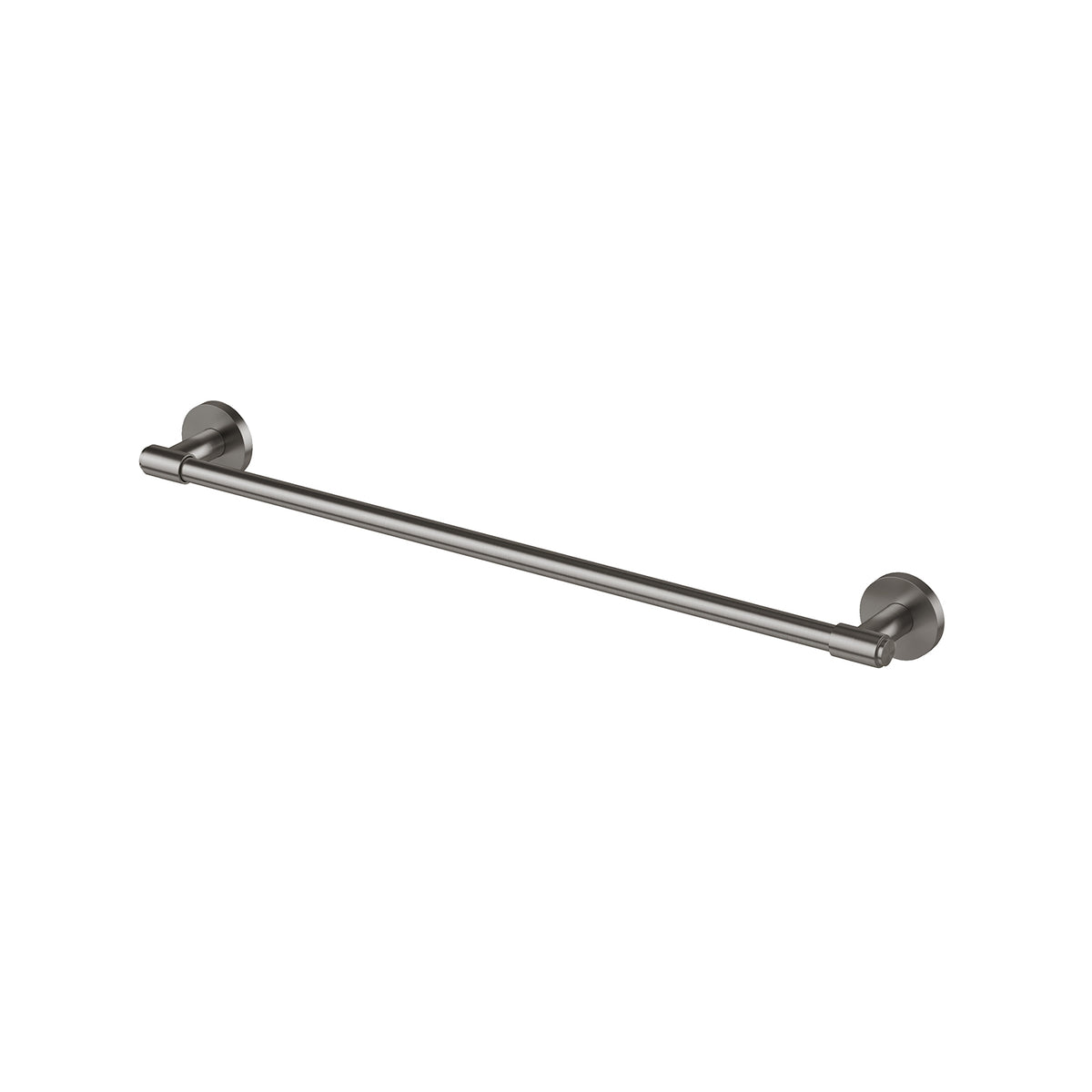 Vivid MKII Single Towel Rail 600mm - Brushed Carbon