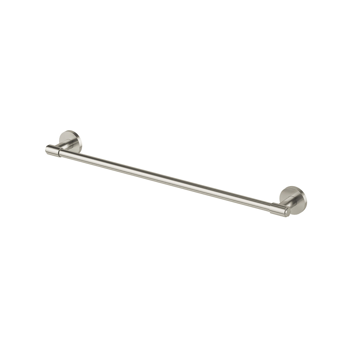 Vivid MKII Single Towel Rail 600mm - Brushed Nickel