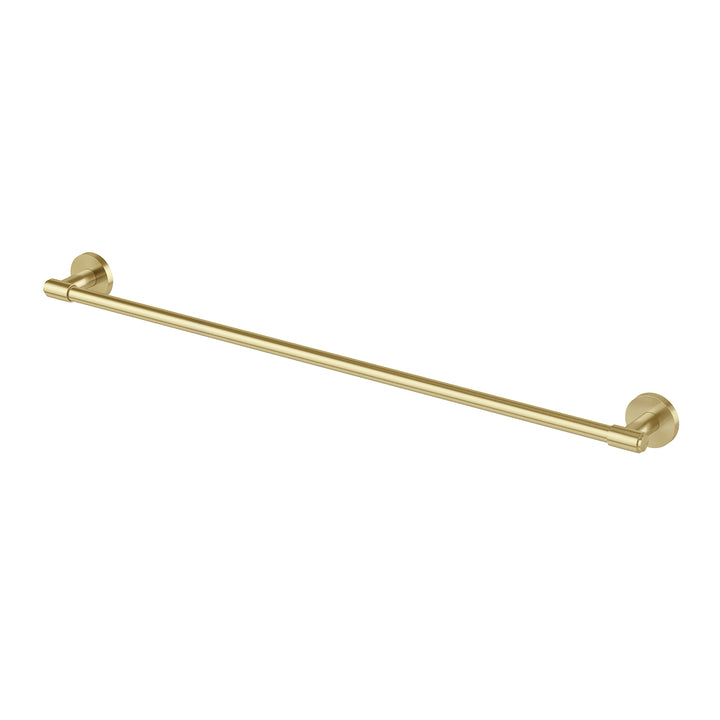 Vivid MKII Single Towel Rail 800mm - Brushed Gold