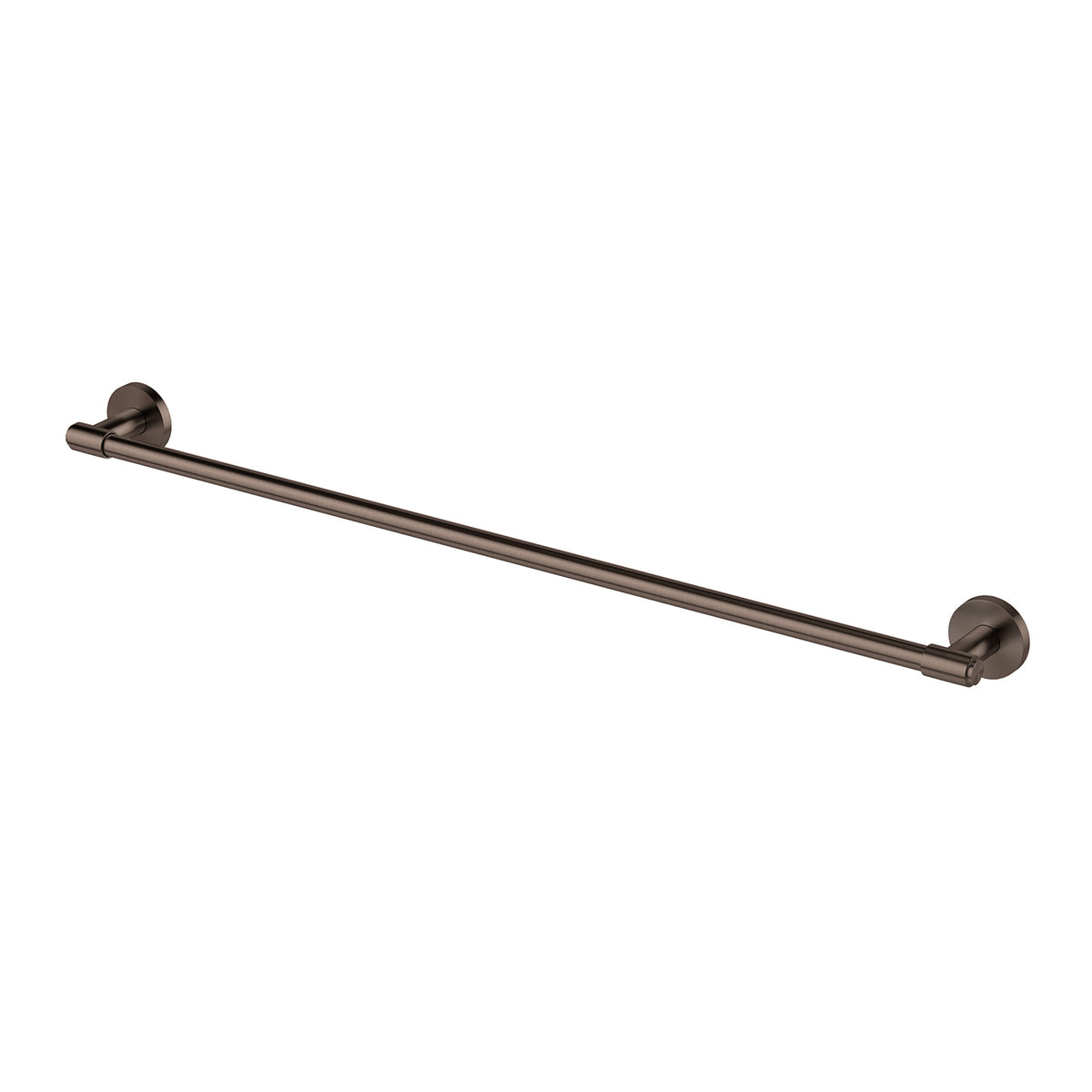 Vivid MKII Single Towel Rail 800mm - Brushed Bronze