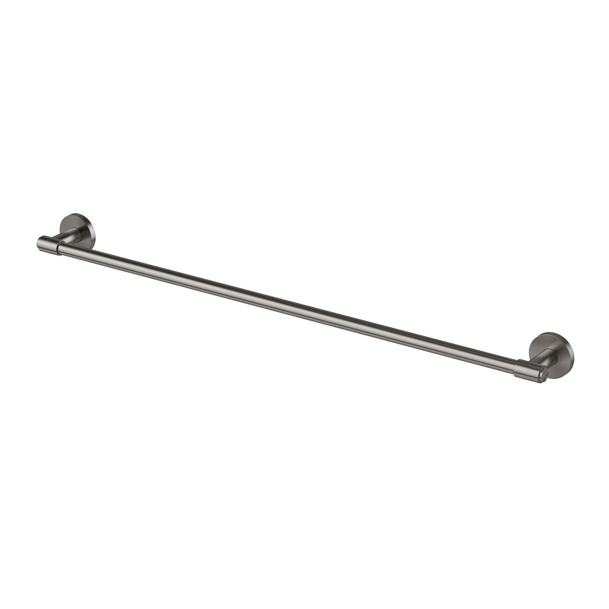 Vivid MKII Single Towel Rail 800mm - Brushed Carbon