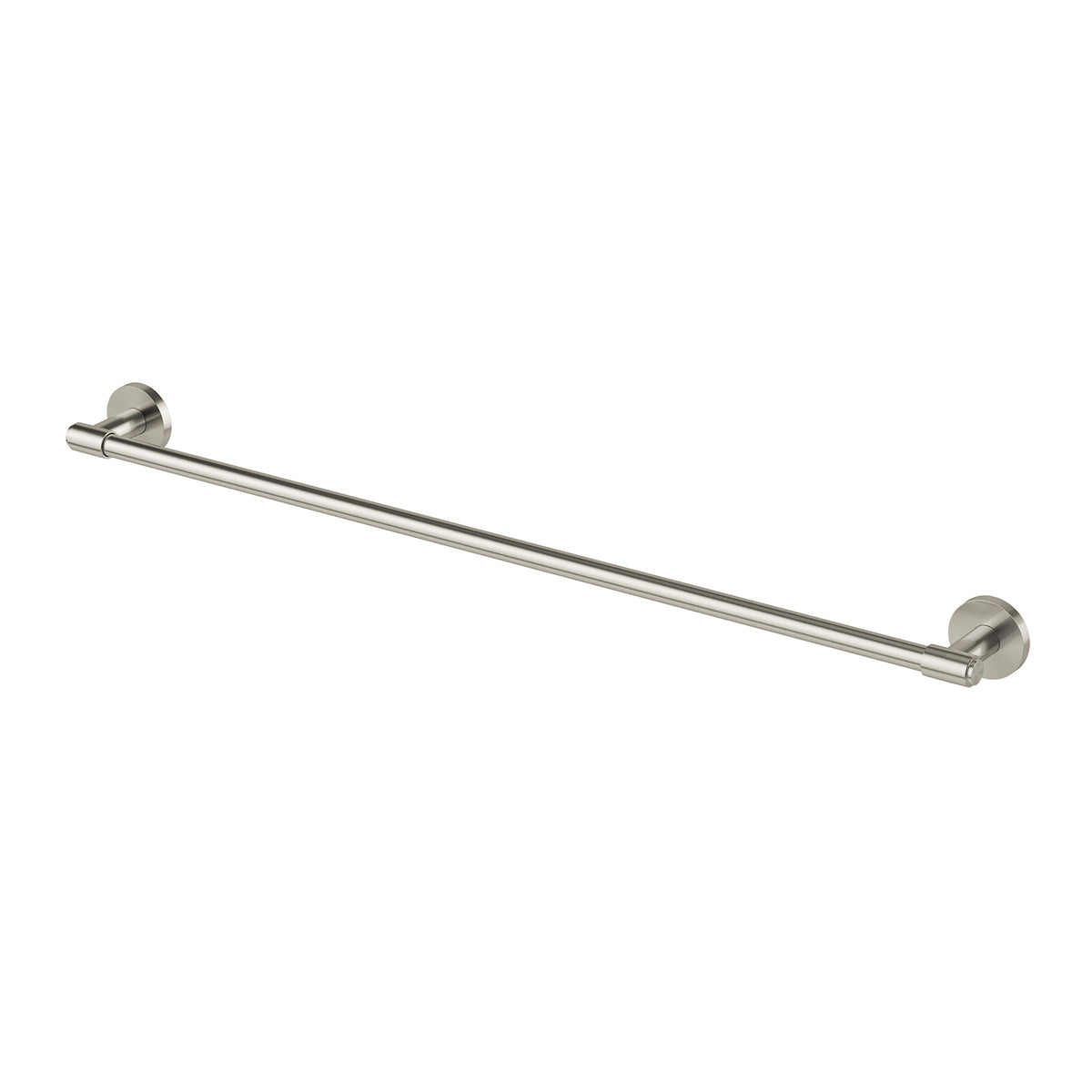 Vivid MKII Single Towel Rail 800mm - Brushed Nickel