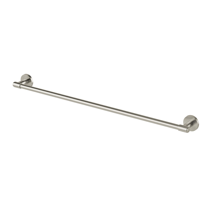Vivid MKII Single Towel Rail 800mm - Brushed Nickel