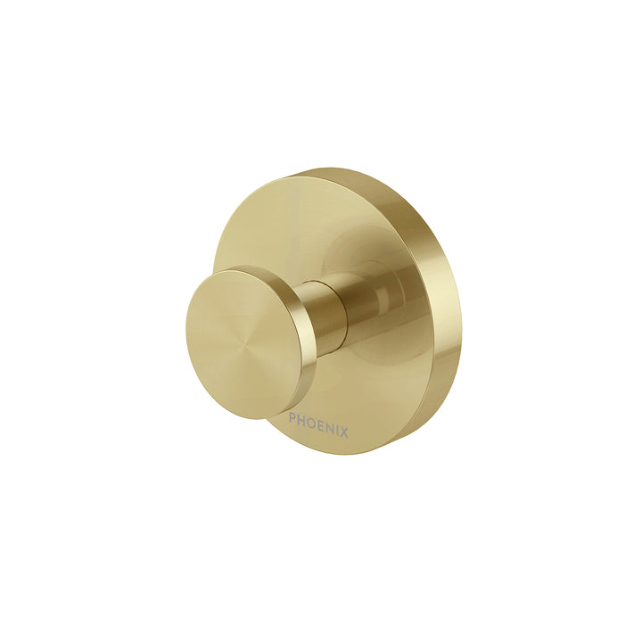 Vivid MKII Robe Hook - Brushed Gold