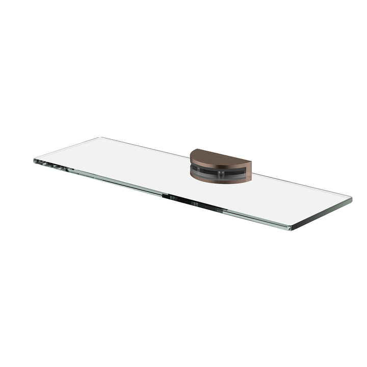 Vivid MKII Glass Shelf 300mm - Brushed Bronze