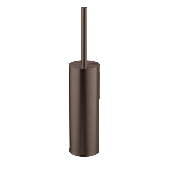 Vivid MKII Toilet Brush &amp; Holder - Brushed Bronze