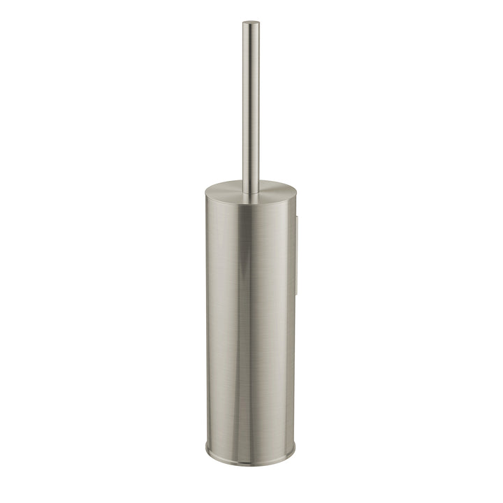 Vivid MKII Toilet Brush &amp; Holder - Brushed Nickel