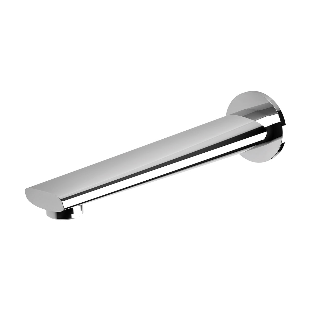 Arlo Wall Bath Outlet 200mm - Chrome