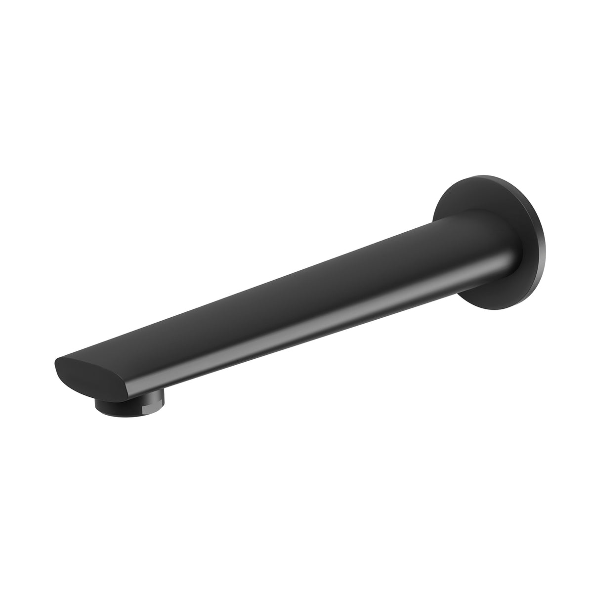 Arlo Wall Bath Outlet 200mm - Matte Black