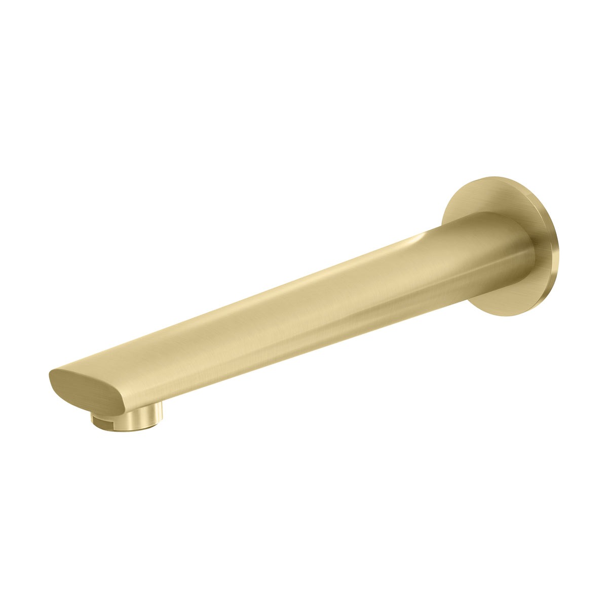 Arlo Wall Bath Outlet 200mm - Brushed Gold