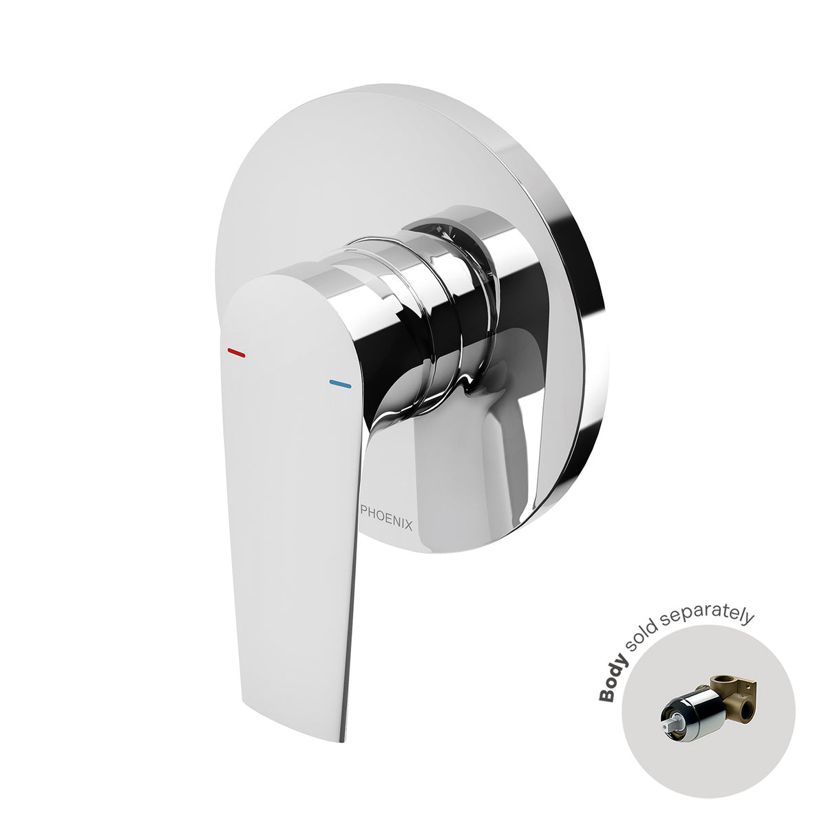 Arlo Shower / Wall Mixer (Trim Kit Only) - Chrome