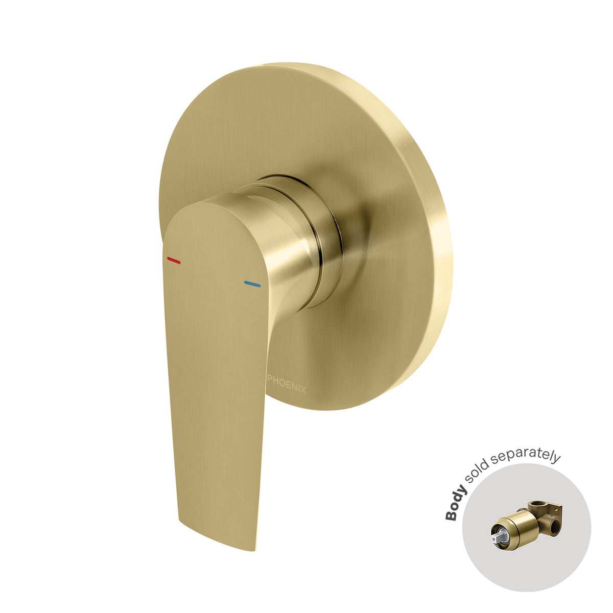 Arlo Shower / Wall Mixer (Trim Kit Only) - Brushed Gold