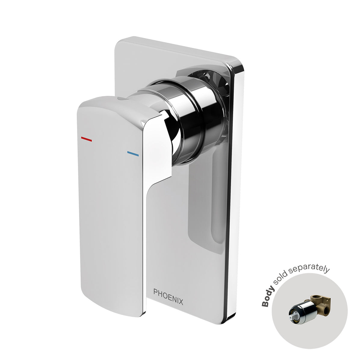 Teva Shower / Wall Mixer (Trim Kit Only) - Chrome