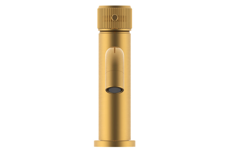 Soul Groove Basin Mixer - Brushed Brass