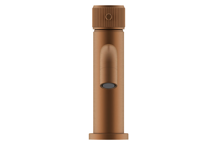 Soul Groove Basin Mixer - Brushed Copper