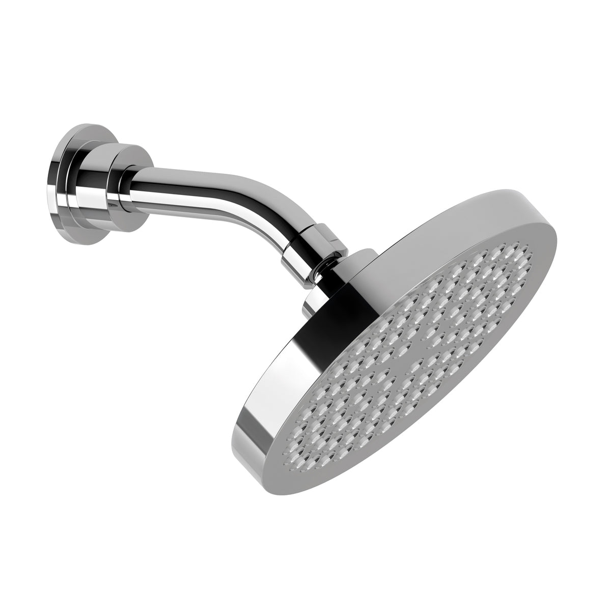 Pina Shower Arm &amp; 150mm Round Rose - Chrome