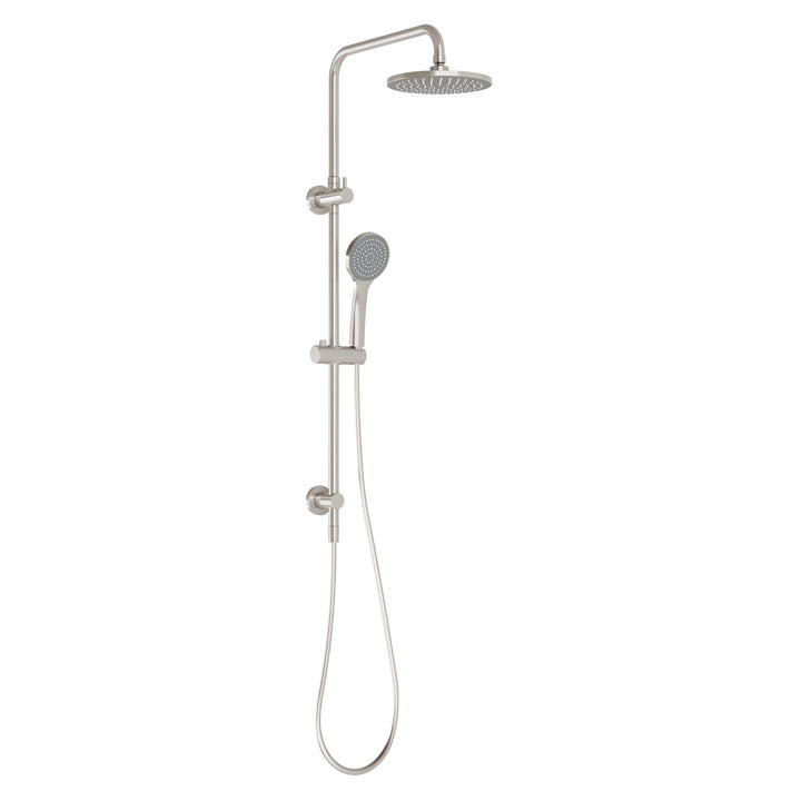 Pina Twin Shower - Brushed Nickel