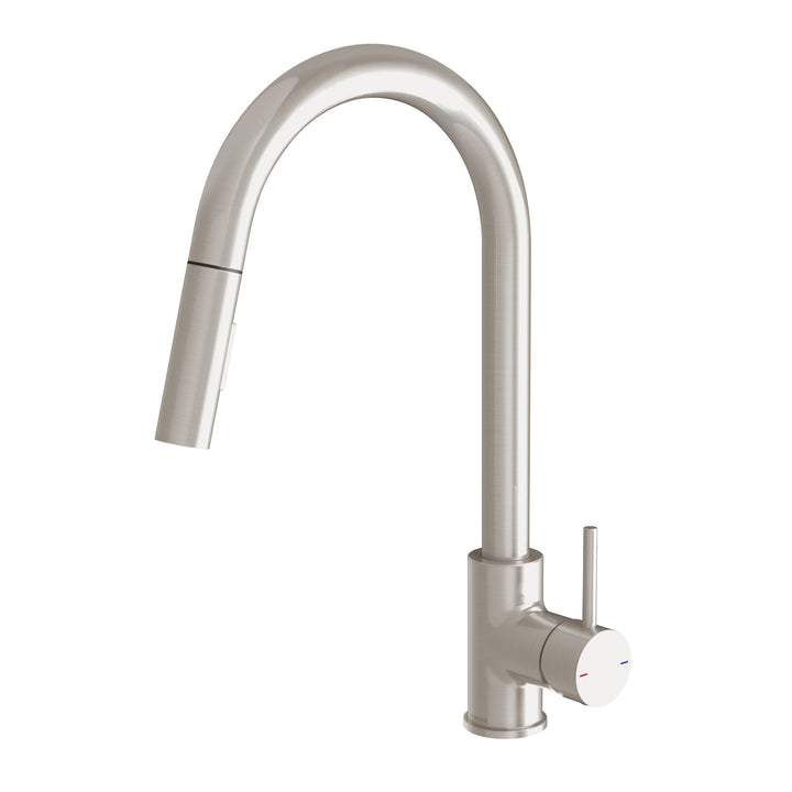 Pina Pull Out Sink Mixer 230mm - Lead Free - Brushed Nickel