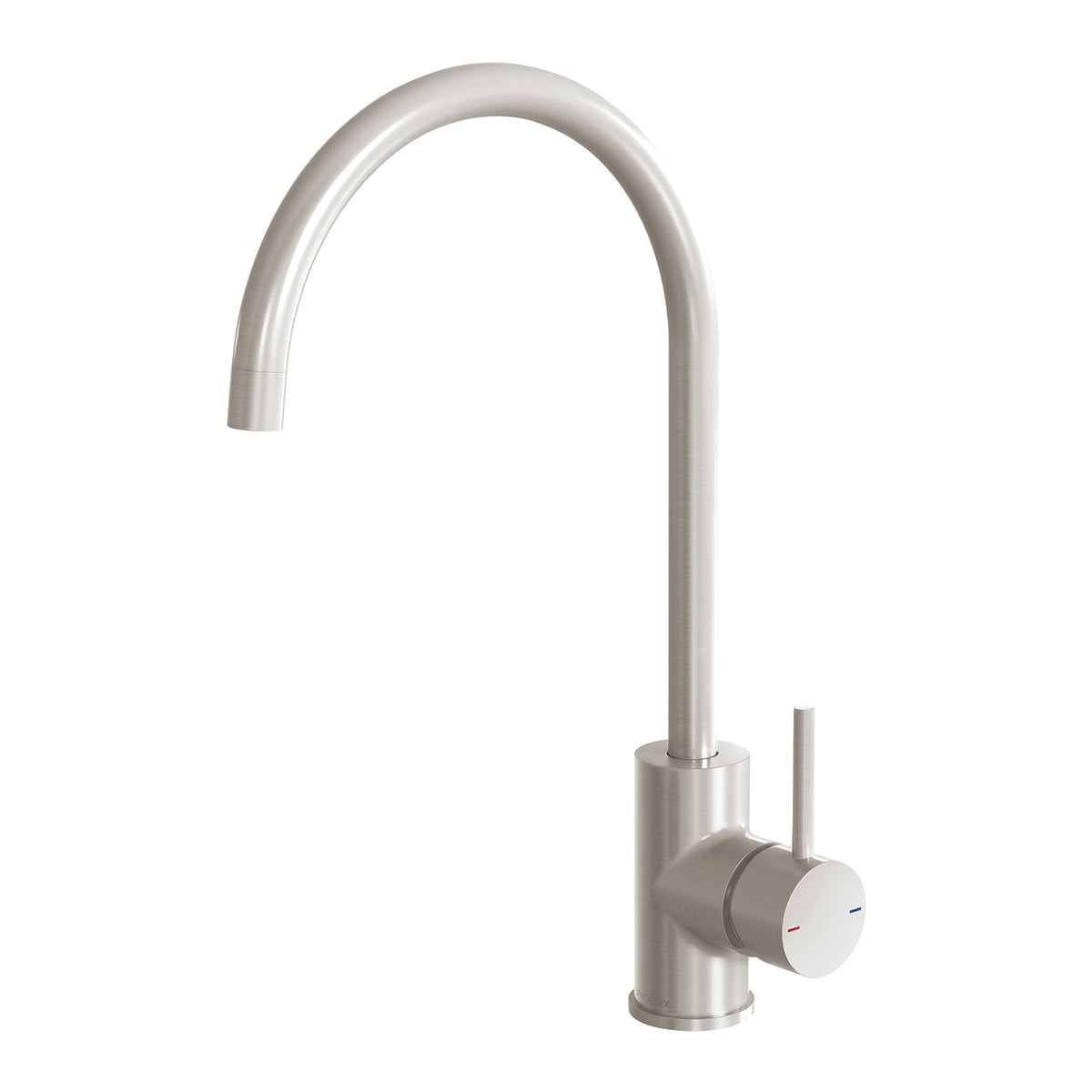 Pina Sink Mixer 200mm Gooseneck - Lead Free - Brushed Nickel