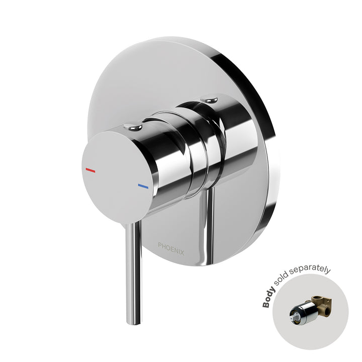 Pina Shower / Wall Mixer (Trim Kit Only) - Chrome