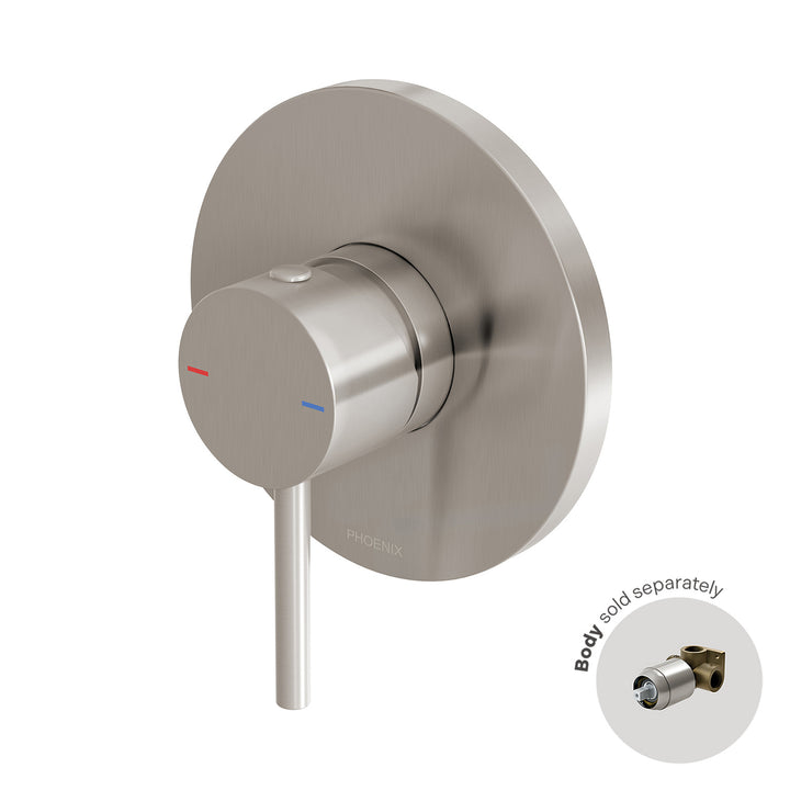 Pina Shower / Wall Mixer (Trim Kit Only) - Brushed Nickel