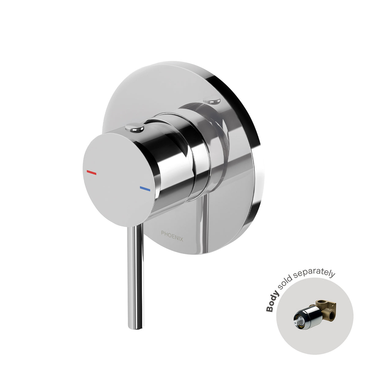 Pina Shower / Wall Mixer 90mm (Trim Kit Only) - Chrome