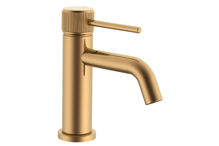 Soul Groove Basin Mixer - Brushed Brass