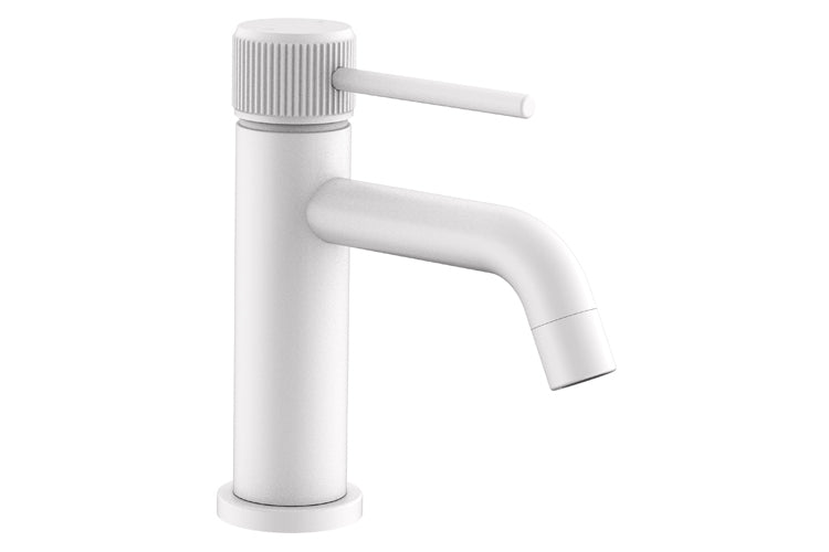 Soul Groove Basin Mixer - Matte White